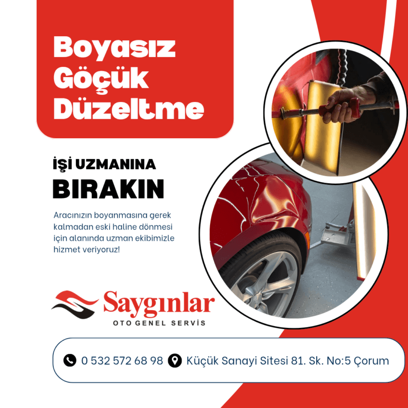 Saygınlar Oto Servis Boyasız Göçük Düzeltme